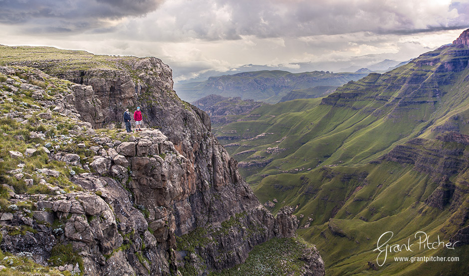 On route to the Rhino Peak where Richard and Doug are taking in some of the breathtaking scenery