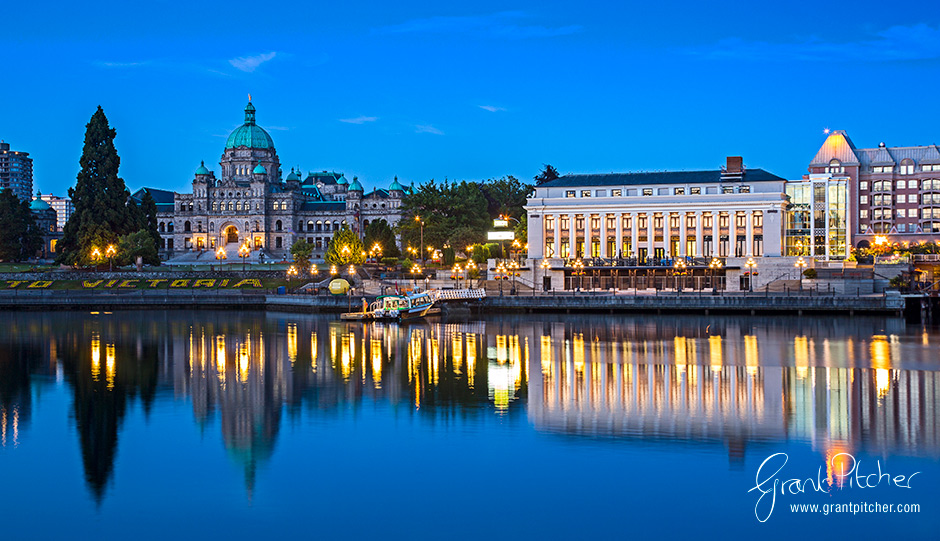 Completing the selection with a view of the Steamhouse Restaurant and Parliament Buildings to the left in British Columbia's capital of Victoria - such a beautiful city.