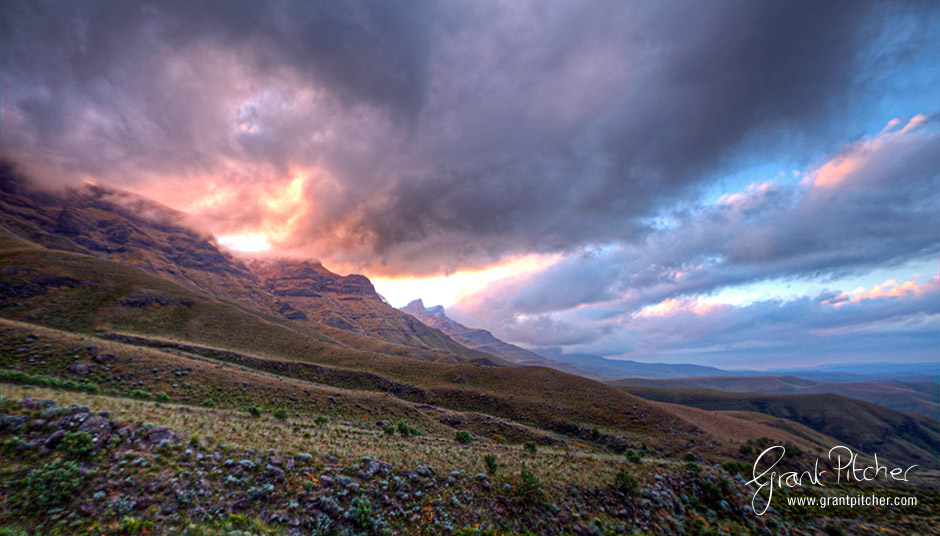 The dramatic clouds made for some great light and sunset glory.