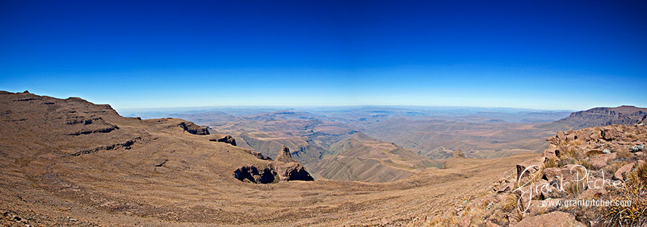 Panoramic view from the top.